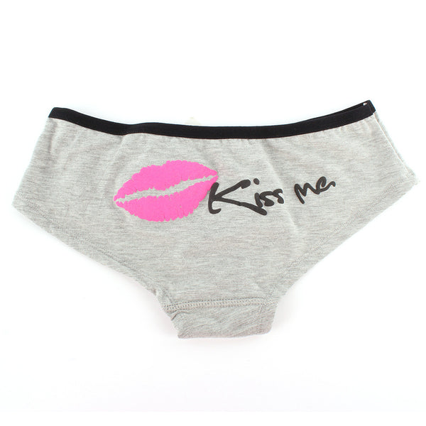 Sexy Women Soft Cotton Underwear Letter Printed Underwear Sexy Lingerie Panties Briefs Knickers