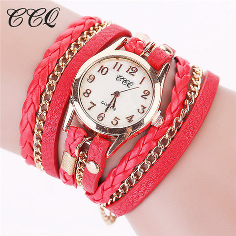 2016 Hot Sale Fashion Casual Wrist Watch Leather Bracelet Women Watches Relogio Feminino BW1071