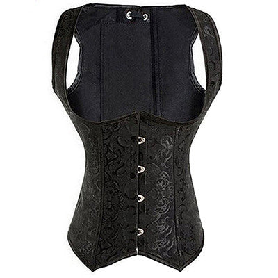 Steampunk Corset Steel Boned Lace up Body Sexy Overbust Dress Women Corsets and Bustiers Wholesale Black Plus Size S-6XL Top