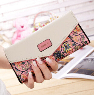 FLYING BIRDS wallet for women wallets brands purse dollar price printing designer purses card holder coin bag female LM4163fb