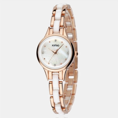 Kimio Brand Diamond Hours clock female Ladies full steel Silver Dress Women girl Quartz Watches Bracelet Wristwatch with box