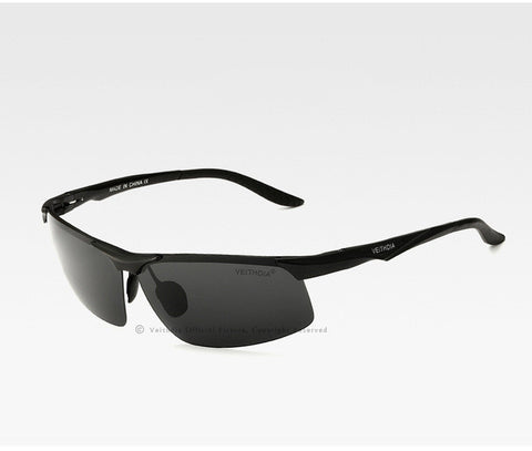 VEITHDIA Aluminum Magnesium Men's Polarized Sun glasses Night Vision Mirror Male Eyewear Sunglasses Goggle Oculos For Men 6502