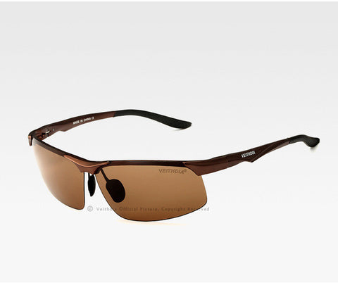 VEITHDIA Aluminum Magnesium Men's Polarized Sun glasses Night Vision Mirror Male Eyewear Sunglasses Goggle Oculos For Men 6502
