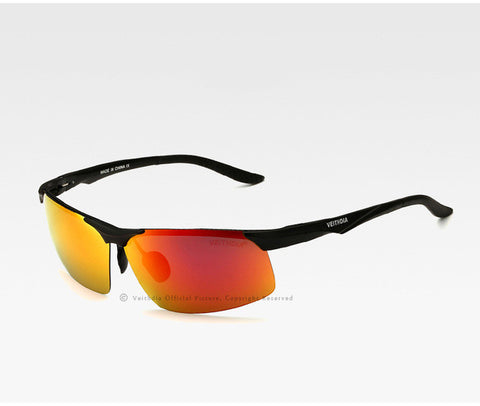 VEITHDIA Aluminum Magnesium Men's Polarized Sun glasses Night Vision Mirror Male Eyewear Sunglasses Goggle Oculos For Men 6502
