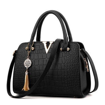 2017 Women Famous brand designer Luxury pu leather handbags women messenger bag Ladies Shoulder bags crocodile pattern Crossbody
