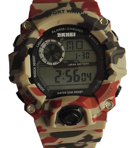 SKMEI Army Camouflage led military wrist watches men relojes digital sports watches relogio masculino esportivo s shock clock