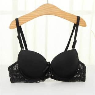 White color lovely Sexy Lace women Bra Push Up Bra Underwear Adjustment PushUp support Bra for girl sexy lace bra push up breast