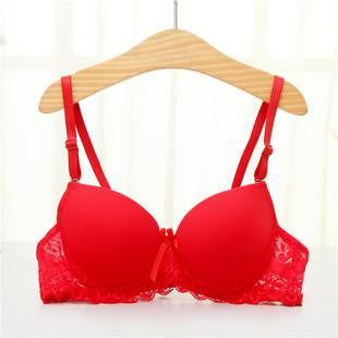 White color lovely Sexy Lace women Bra Push Up Bra Underwear Adjustment PushUp support Bra for girl sexy lace bra push up breast