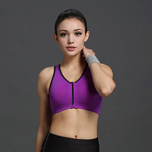 B.BANG 2017 New Women Zipper Bra Push Up Crop Top Seamless Sexy Shakeproof Underwear M-XXXL Big Size Wholesale Brassiere