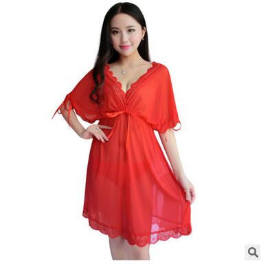 Shirt sleep nightgowns Sleepwear nightdress Women's sexy sleepwear sexy  women's nightgown  women sleep wear sets with g string