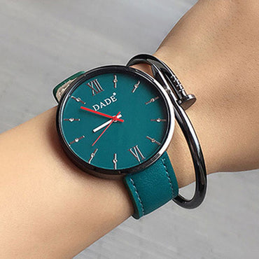 2017  Brand Luxury Women Wristwatches Casual fashion Ladies' Leather Quartz Watch Montre Femme Mujer Relogio Feminino LBY