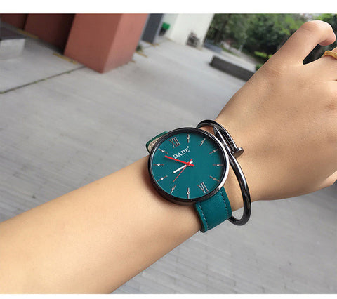 2017  Brand Luxury Women Wristwatches Casual fashion Ladies' Leather Quartz Watch Montre Femme Mujer Relogio Feminino LBY