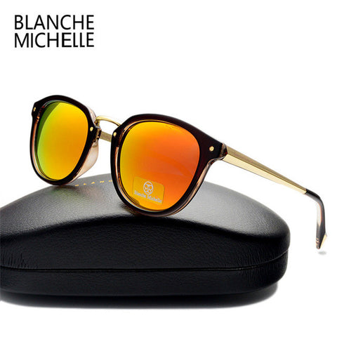 2017 Luxury polarized sunglasses women brand designer cat eye sun glasses for men uv400 oculos de sol with logo and original box