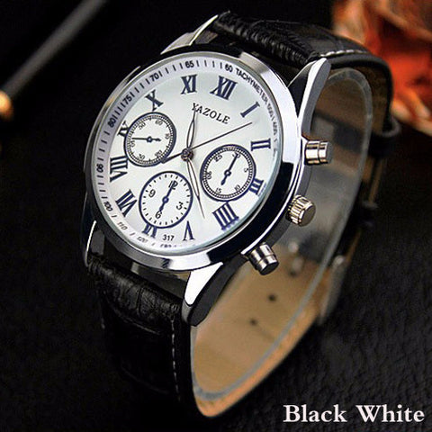 YAZOLE 2017 Men Wrist Watches Male Quartz Watch Men Business Casual Clock Boys Top Brand Luxury Famous Hodinky Relogio Masculino
