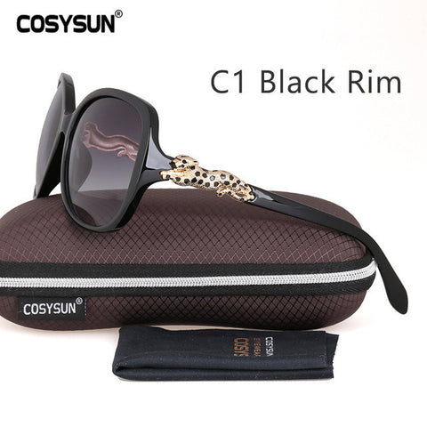 2017 COSYSUN Brand Leopard Sunglasses Women sun glasses Women Brand designer Women Sunglasses Luxury Sunglasses Women Eyewear