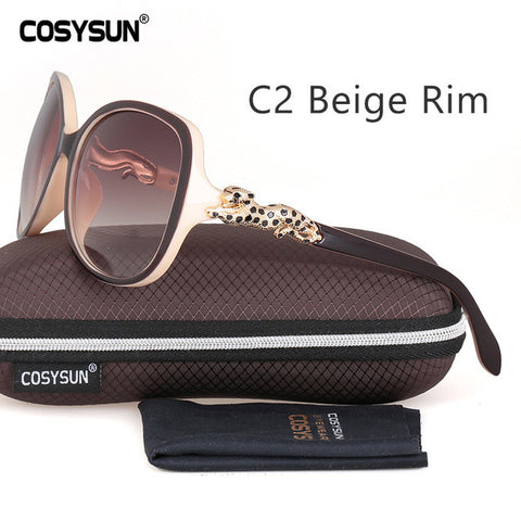 2017 COSYSUN Brand Leopard Sunglasses Women sun glasses Women Brand designer Women Sunglasses Luxury Sunglasses Women Eyewear