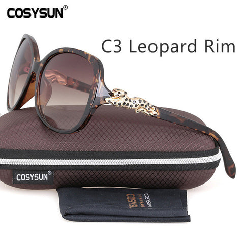 2017 COSYSUN Brand Leopard Sunglasses Women sun glasses Women Brand designer Women Sunglasses Luxury Sunglasses Women Eyewear