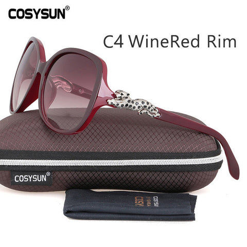 2017 COSYSUN Brand Leopard Sunglasses Women sun glasses Women Brand designer Women Sunglasses Luxury Sunglasses Women Eyewear