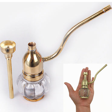 Hot Sale shisha cachimba Hookah Brass Glass tuyau chicha nargile Bowl Smoking Accessories Tools Bong long Holder Filter