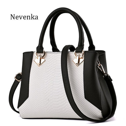 Nevenka Women Handbag PU Leather Bag Zipper Crossbody Bags Lady Bag High Quality Original Design Handbags Top-Handle Bags Tote