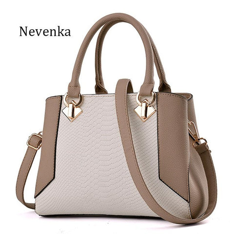 Nevenka Women Handbag PU Leather Bag Zipper Crossbody Bags Lady Bag High Quality Original Design Handbags Top-Handle Bags Tote