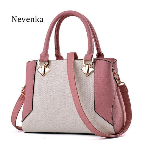Nevenka Women Handbag PU Leather Bag Zipper Crossbody Bags Lady Bag High Quality Original Design Handbags Top-Handle Bags Tote