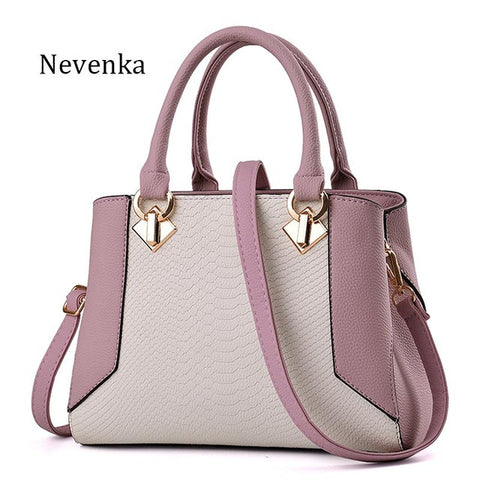 Nevenka Women Handbag PU Leather Bag Zipper Crossbody Bags Lady Bag High Quality Original Design Handbags Top-Handle Bags Tote