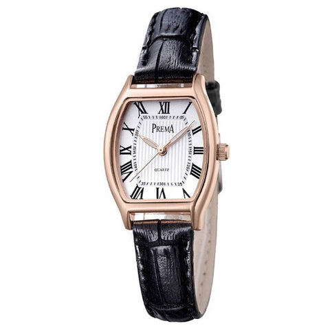 Relogio Feminino PREMA Women Watches Montre Femme Marque De Luxe Leather Band Tonneau Shape Quartz Ladies Watch Reloj Mujer
