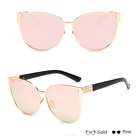 2017 New Fashion Oversized Women Sunglasses Cat Eye Outdoor Female Sunglasses Metal Frame With Plastic Legs Sun Glasses UV400