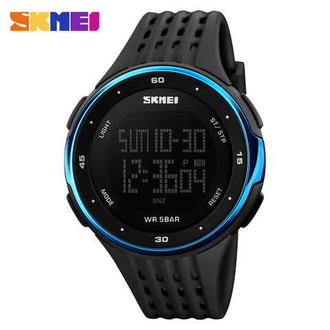 SKMEI Luxury Brand Men LED Digital Mens Military Watch 50m Waterproof Swim Climbing Fashion Outdoor Casual Men Sports Watches