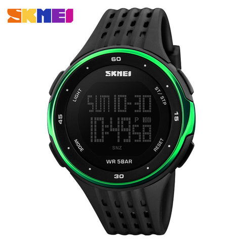 SKMEI Luxury Brand Men LED Digital Mens Military Watch 50m Waterproof Swim Climbing Fashion Outdoor Casual Men Sports Watches