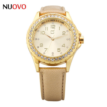 NUOVO Women Watches 2017 Luxury Brand Design Fashion Watch Ladies Watch Waterproof Wristwatch Women Clock Relogios Horloge