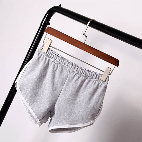 New Summer Shorts Women Casual Shorts Workout Waistband Skinny Short