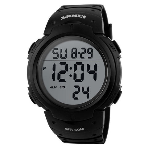 SKMEI Men Military Sports Watches Fashion Brand LED Watch Chrono 50M Waterproof Digital Wristwatches Relogio Masculino 1068