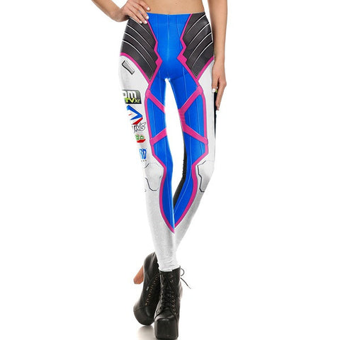NADANBAO Brand  Women leggings Super HERO D.VA Game Leggins Printed legging for Woman pants
