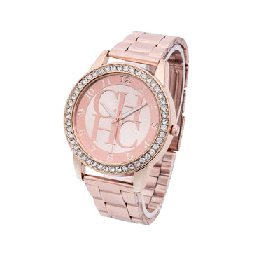 Hot sell new famous Top luxury brand watches women Full Steel Rhinestone Quartz watch Casual fashion lady wristwatch Reloj Mujer