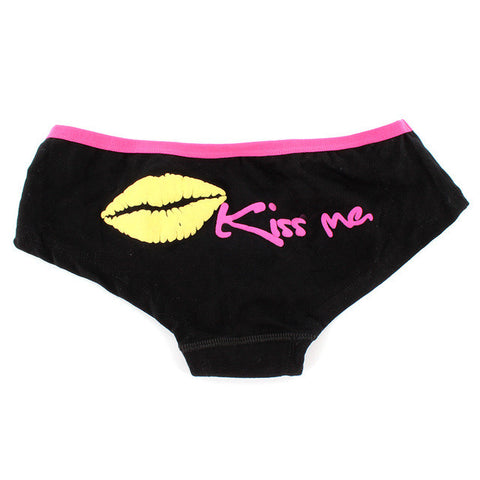 Sexy Women Soft Cotton Underwear Letter Printed Underwear Sexy Lingerie Panties Briefs Knickers