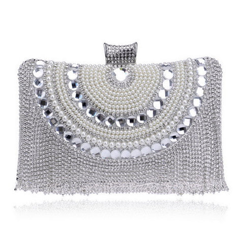 Beaded women evening bags tassel rhinestones clutches evening bag diamonds purse diamonds messenger holder evening bags