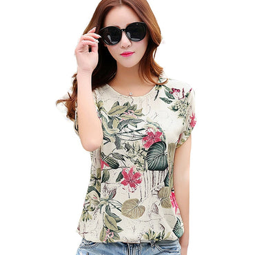 Women Summer Style T-shirt Casual Tee Shirt femme Ladies Top Tees Cotton Tshirt Female Brand Clothing T Shirt Printed Tops
