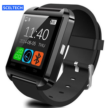 SCELTECH U8 Smart Watch Clock Sync Notifier Support Bluetooth Connectivity For Android Phone Smartwatch PK GT08 DZ09 GV18