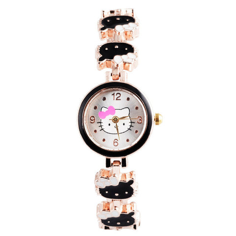 Hello Kitty Wrist watch Kids Watches Cute Children's Watches Girls Cartoon Watches Clock Gift saat montre enfant relogio reloj