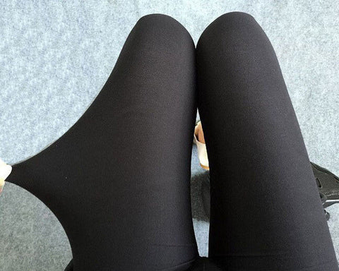 TOIVOTUKSIA Women Leggings Pantalones Black Milk Print Leggings Summer Style Soft Skin Material Nine Women Leggins