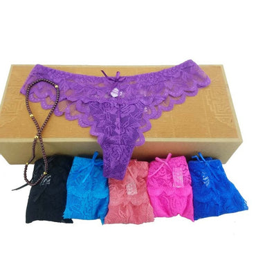 6colors lace Women's Sexy Thongs G-string Underwear Panties Briefs For Ladies T-back, 1pcs/Lot,169